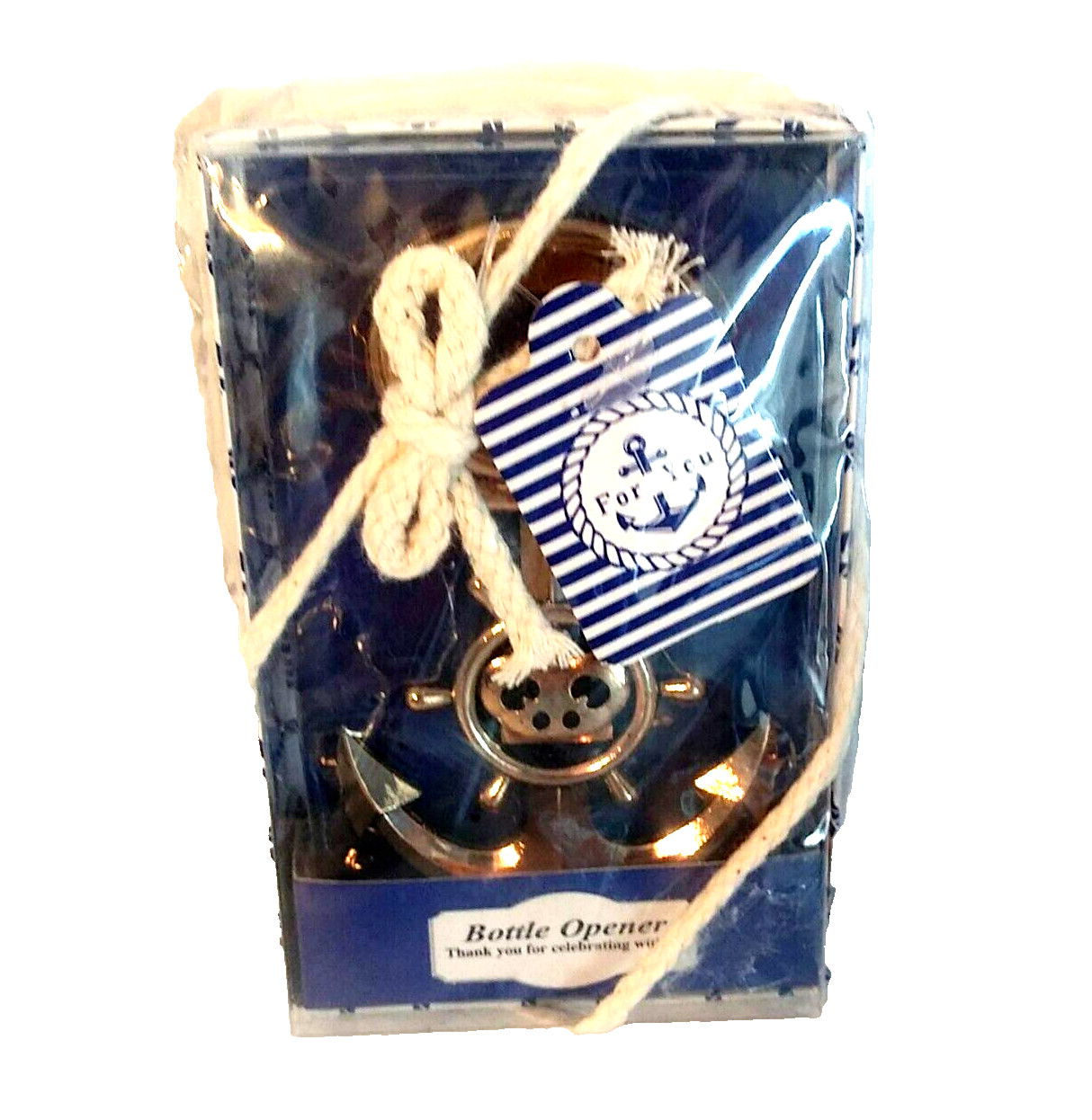 New Anchor Ship's Wheel Skull Bottle Opener Beer Bar Tool Gadget Gold-tone