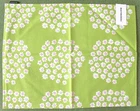 Marimekko place mat Puketti light green/pink/white by Annika Rimala 34x43cm