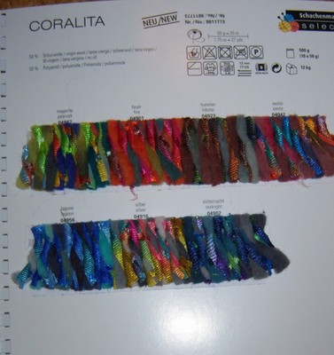 118  /1 kg Coralita dickes Strickgarn Bändchengarn SCM Select 50 g Wolle
