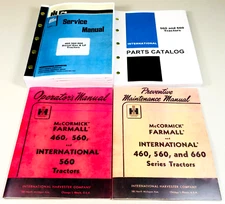 International Farmall 560 Gas Tractor Service Operator Parts Preventive Manual