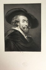 Gravure Portrait avec Tampon sec Laugier XIXe