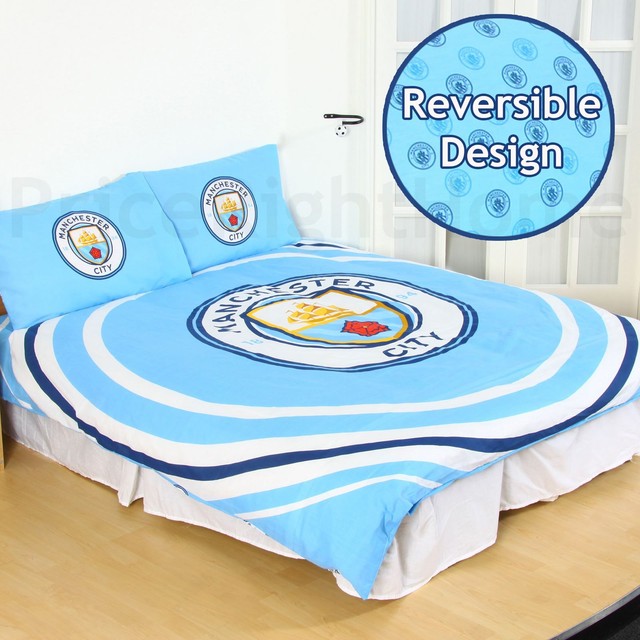 Manchester City F.C Double Duvet Set ST Official Merchandise Bedding