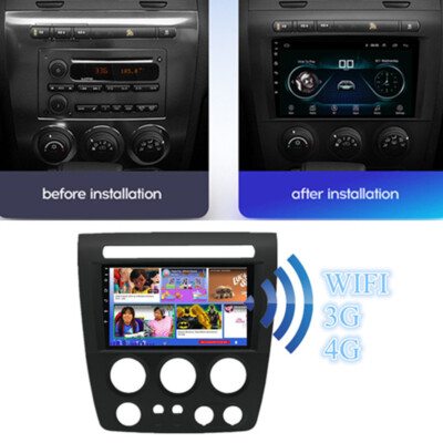 9'' 1+16G Android 11 Car Stereo Radio GPS Navigation RDS For Hummer H3 2005-2011