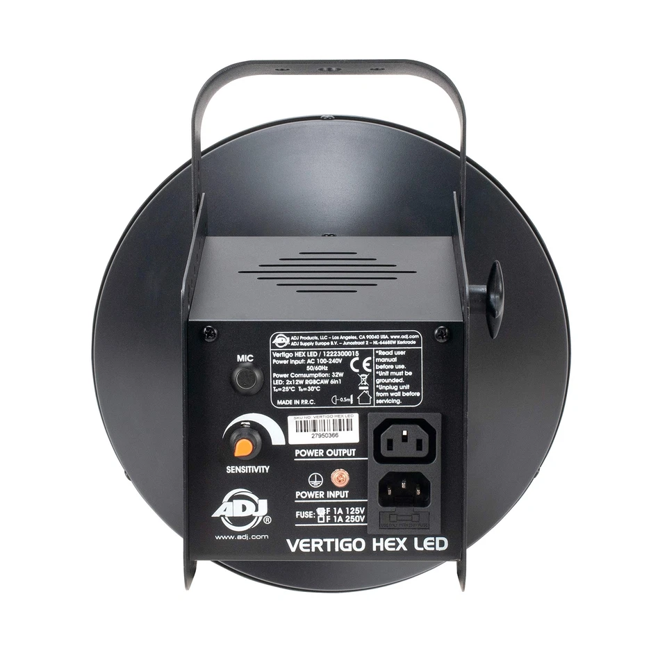 ADJ Products Vertigo HEX LED Stage Lights, Black - Image 4 of 4