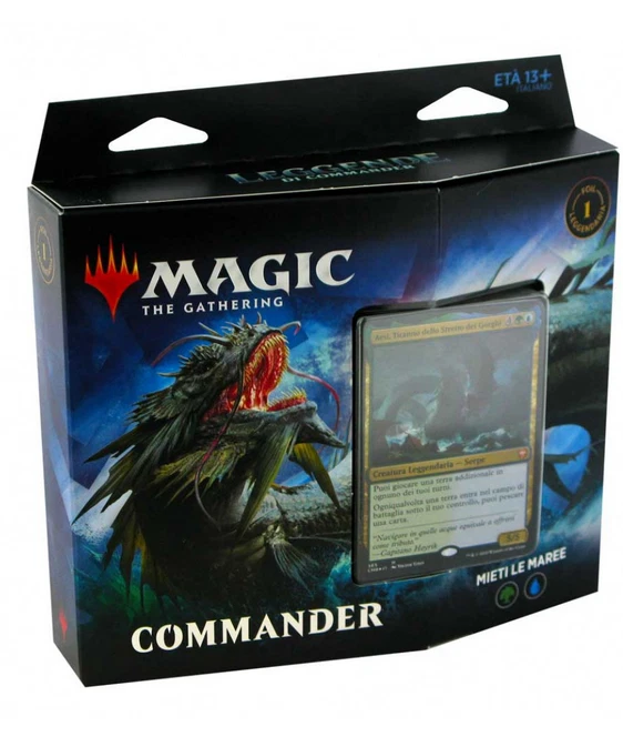 Mazo Magic the Gathering Commander Rentali Le Maree Reap the Tides sellado
