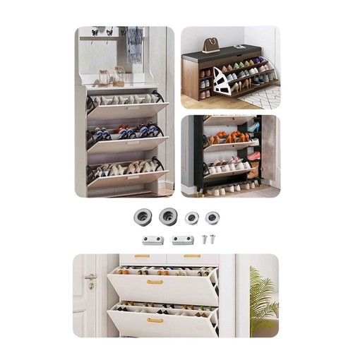 Furniture Shoe Cabinet Shoe Cabinet Flipping Frame Fixed Screw Fittings!