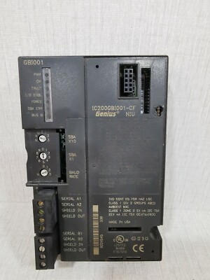 GE Fanuc  IC200GBI001-CF Genius Network Interface Unit