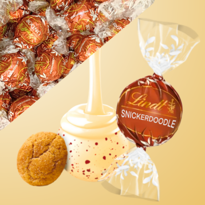 Lindt Lindor SNICKERDOODLE WHITE CHOCOLATE TRUFFLES (Vanilla
