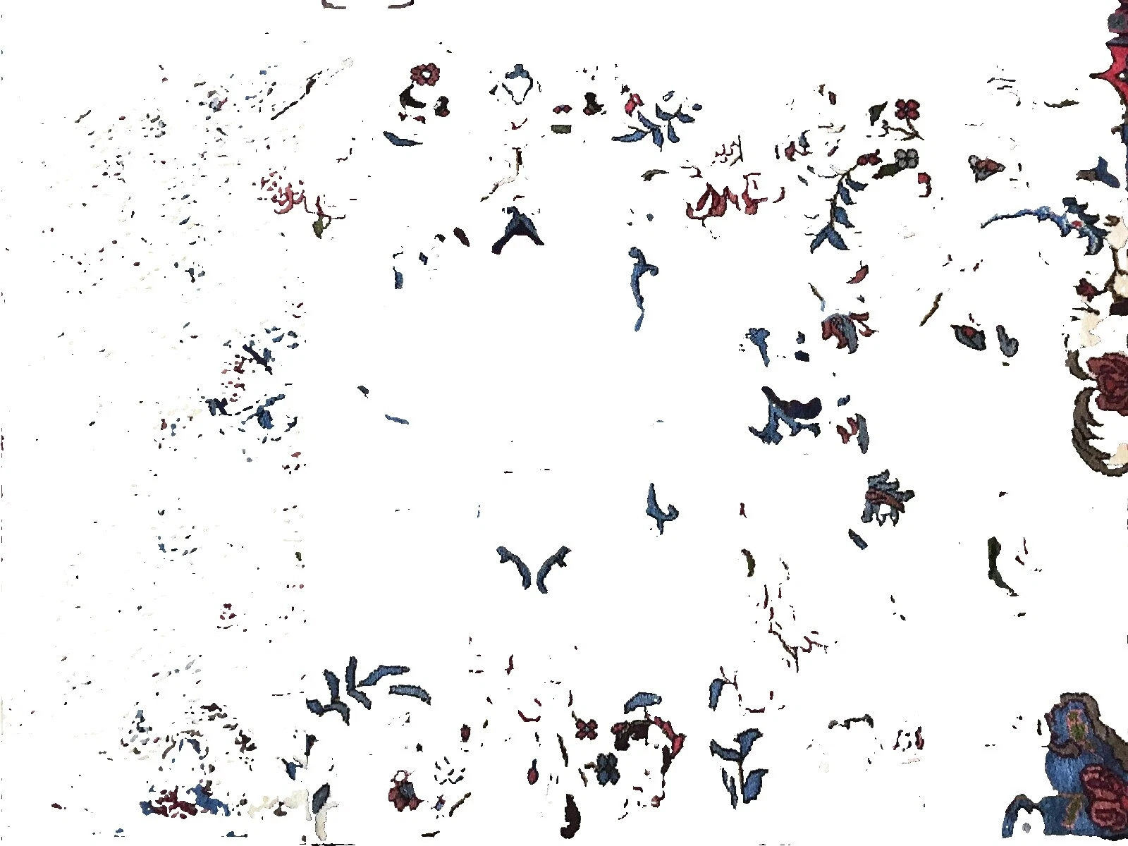 Антикварные ковры и ковровые покрытия белого персидского востока