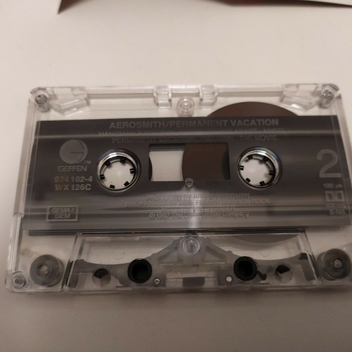 1987 Aerosmith Permanent Vacation Tape EU Cassette - Picture 3 of 4