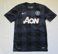 MANCHESTER UNITED away jersey shirt NIKE 2013-14 trikot Red Devils adult SIZE S