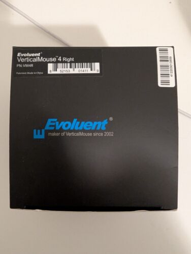 Evoluent VM4R 2600 DPI Ergonomic Vertical Mouse - Gray