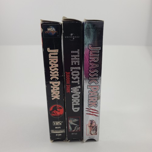 Vintage Jurassic Park VHS Collection The Lost World Jurassic Park 3 VHS tape Lot - Picture 5 of 12