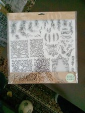 IOD-IRON ORCHID DESIGNS "ALPHABELLIES" D cor Stamp w/BONUS Reusable Masking