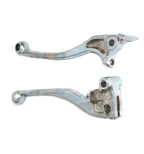 Juego de palancas de freno de disco de embrague compatible con Royal Enfield Classic UCE EFI cromado - Imagen 2 de 15