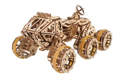 Mechanical UGEARS wooden 3D puzzle Model Manned Mars Rover Constructor kit