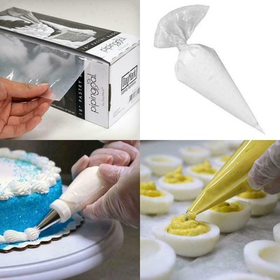 DayMark 18 PipingPal Disposable Pastry Bag with Dispenser 100 Bags