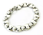Heavy 925 Sterling Silver Chain Bracelet. 58 grams, 19.5 cm, 7.7"