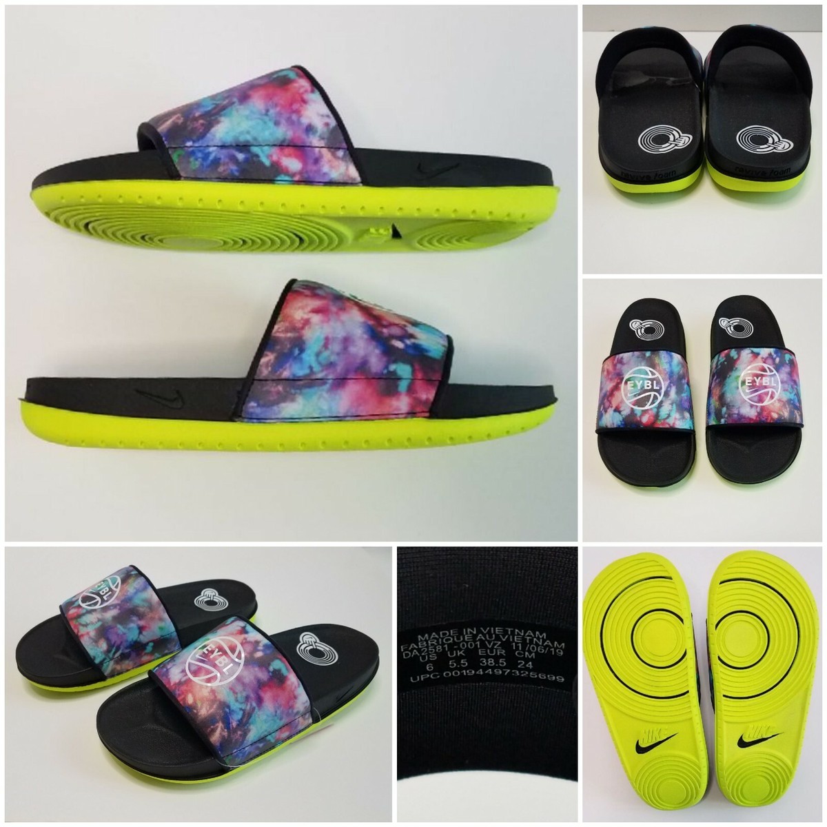 Nike Offcourt EYBL Elite Basketball Slides DA2581-001 | eBay display picture 1