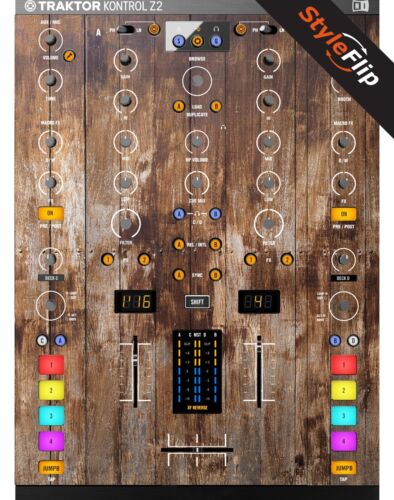 Native Instruments Traktor Kontroll Z2 Skin | 6 Holzdesigns | StyleFlip Skins - Bild 2 von 13