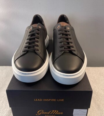 Good Man Brand Legend London Men's Black Sneakers Dark Vachetta Pick Size  $228