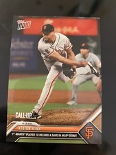 2023 TOPPS NOW #439 Rookie KEATON WINN Short Run Giants + Hard Case