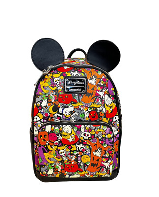 Disney Parks Loungefly Halloween Mickey And Friends Mini  display picture 2