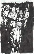 WOLVERINE - ORIGINAL COMIC ART by MICHAEL GAYDOS- MARVEL COMICS - SPLASH PAGE