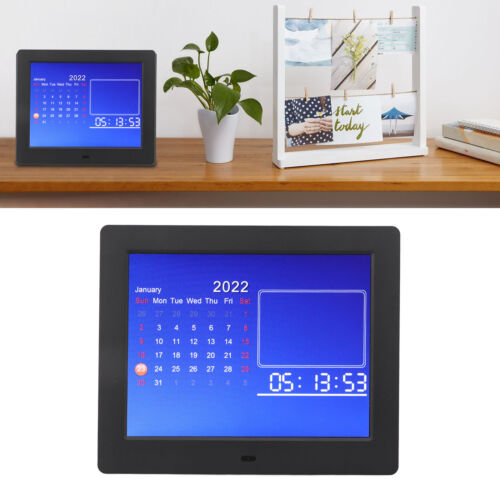 8in Digital Picture Frame 800x600 Clock Calendar Timing LCD Electronic Photo AGS - Picture 1 of 12