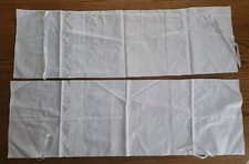 2 Foster Willi St-Gall Swiss Cotton  Embroidery Lace White Neck Pillow Cases