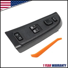 For GMC Sierra Chevy Silverado 1500 Door Window Switch Panel Control With Bezel