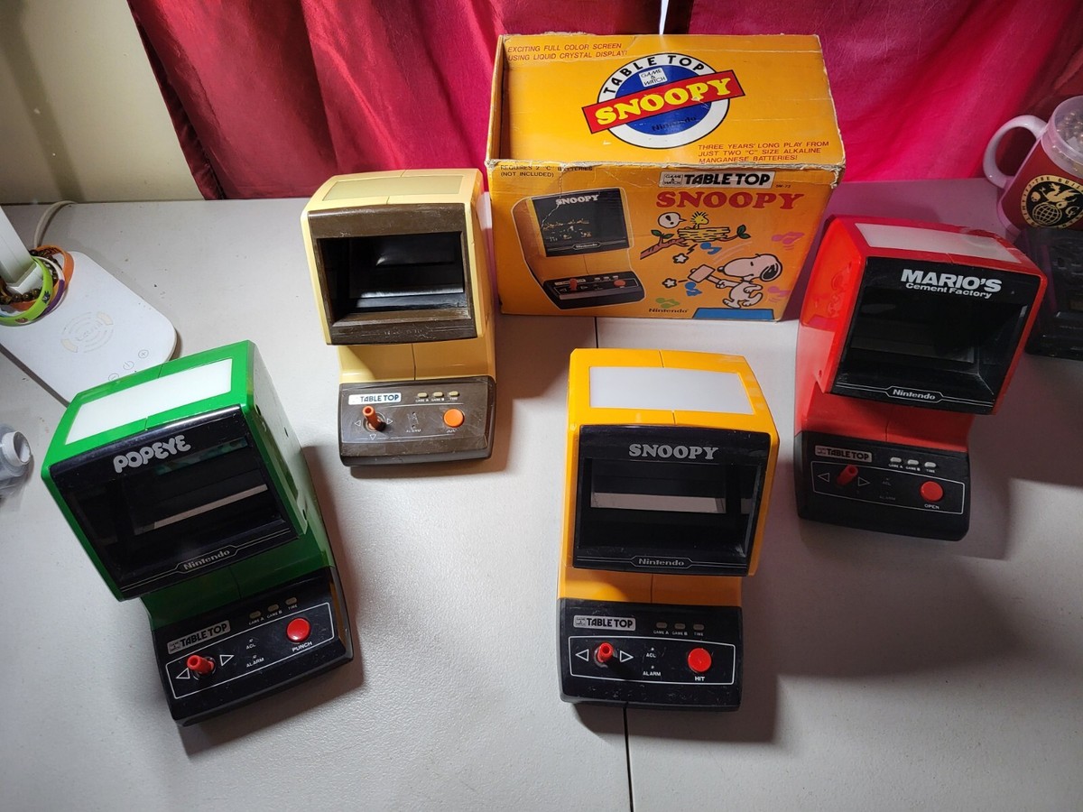 Complete Nintendo Game & Watch Tabletop Series Set Of 4 Complete Nintendo Game & Watch Tabletop Series Set Of 4