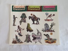 Vintage Goosebumps 1990s Sticker Sheet