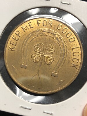 1933-34 Chicago Worlds Fair Good Luck Token High Grade Federal