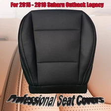 For 2015-2017 Subaru Legacy Driver Leather Perforated Bottom Seat Cover Black