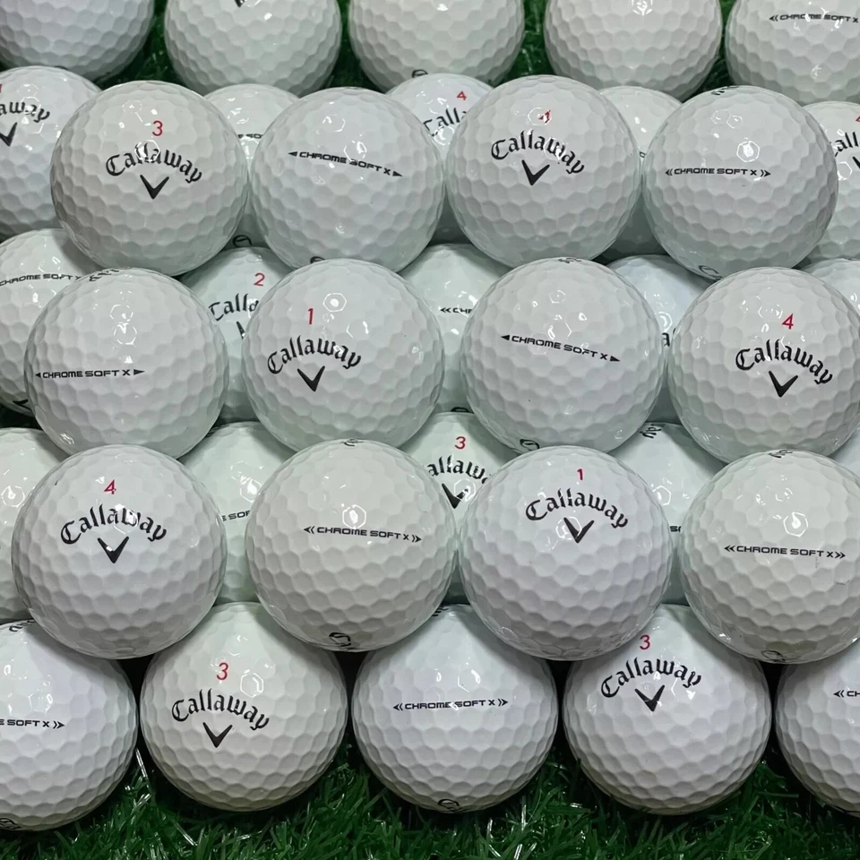 3 Dozen Callaway Chrome Soft X Brand New Golf Balls Loose Open Box