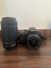 Nikon D3400 DSLR Camera - Black (Kit w/ AF-P DX 18-55 mm and 70-300mm lense)