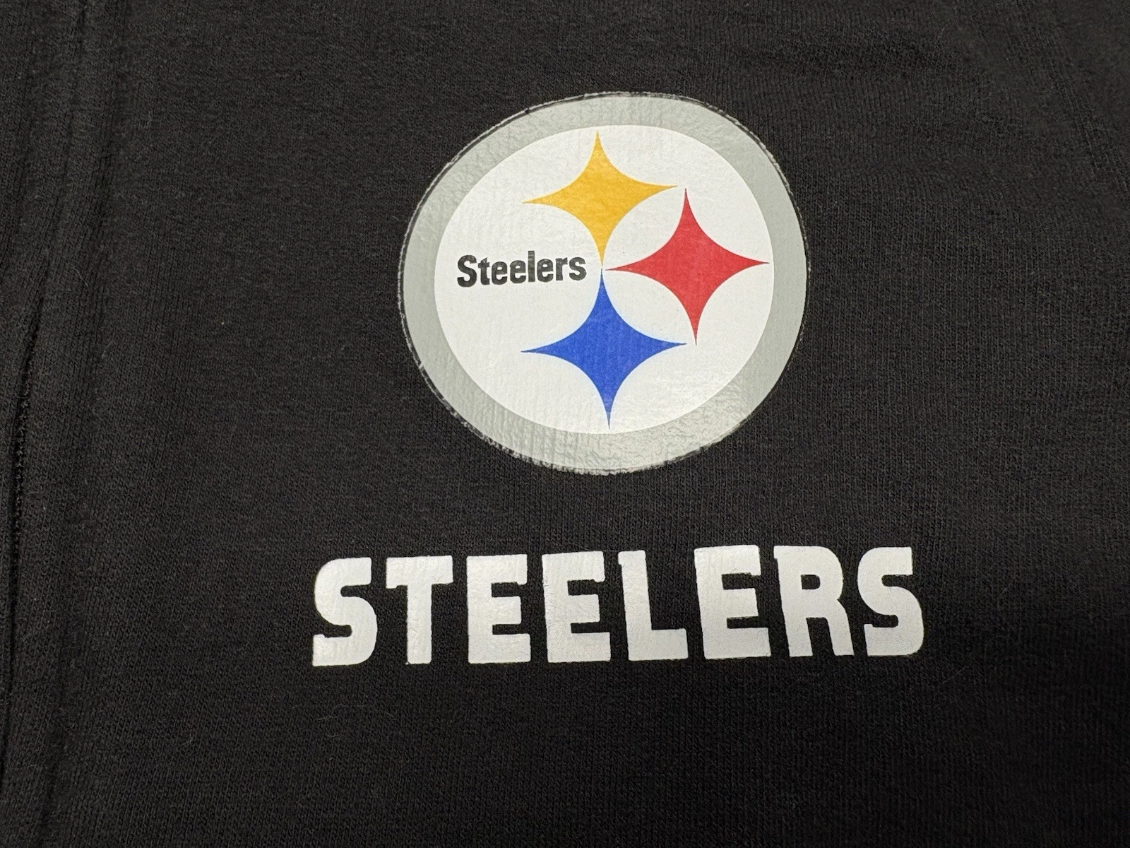 VETEMENTS Felpa con cappuccio e zip intera Pittsburgh Steelers NFL Team Apparel ragazza taglia XL 16