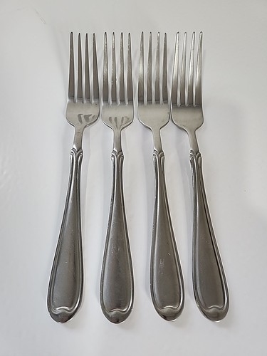 4-WALLACE SOMMERSET Plain Back 18/10 Edelstahl SALATGABELN 8" - Bild 2 von 8