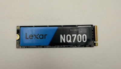 Lexar LNQ700X002T-RNNNU NQ700 - 2TB Gen4 NVMe M.2 SSD 100% Health Tested