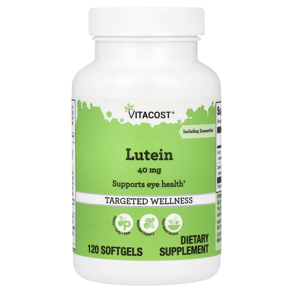 Lutein Including Zeaxanthin, 120 Softgels