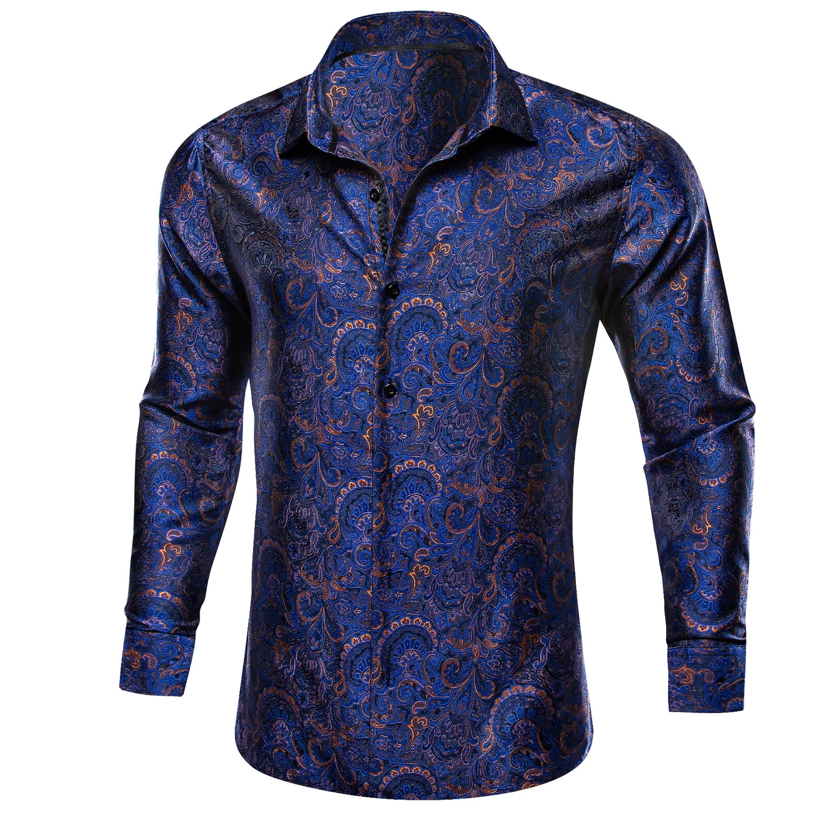 Men's Jacquard Dress Shirt Paisley Floral Printed Long Sleeve Button Down Shirts
Opens in a new wind