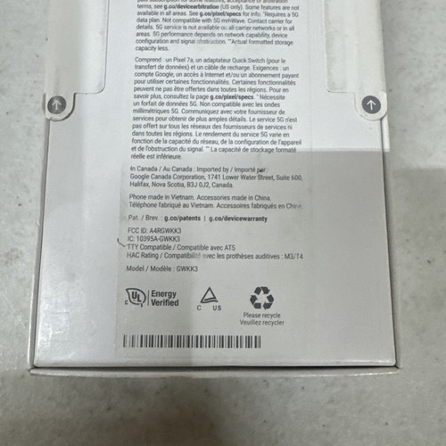 Smartphone Google Pixel 7a - 128 Go débloqué Android - Gris scellé - Photo 5 sur 7