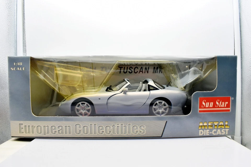 Modellino auto scala 1:18 TVR tuscan Mk2 sun star diecast modellismo statico - Immagine 2 di 4