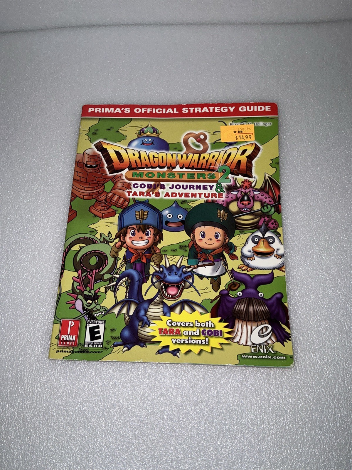 RARE 2001 Official Prima Strategy Guide for Dragon Warrior Monsters 2