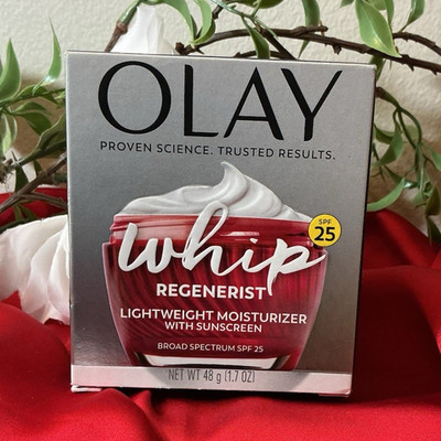 Olay Regenerist Whip Face Moisturizer Broad Spectrum SPF 25 Lightweight 1.7 oz