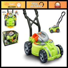 Light Sound Power Mower Toy - Interactive Kids Gardening Playset, Color Varies