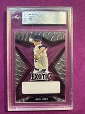 2022 Leaf Exotic Jack Leiter ROOKIE 1/1