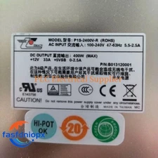 USED EMACS P1S-2400V-R Hot Swap 400W Server Power Supply Fully Tested Well