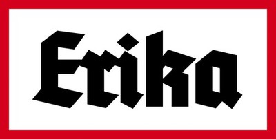 Retro Blechschild ERIKA 30 x 15 cm Metallschild Vintage Nostalgie (b2780s)